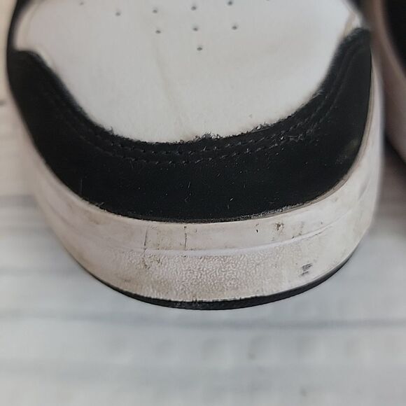 DC shoes Cure skateboard sneaker - black & white Men's Size 8.5 - Picture 4 of 10